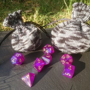 Hand-torba na kostki dziane/etui na prezent/LARP akcesorium z Draw-String-wszystkie kolory!