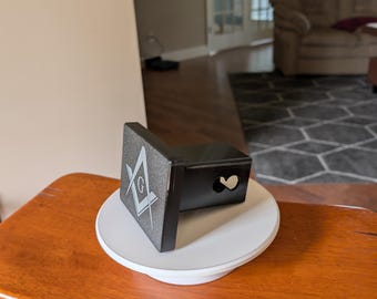 Free Mason 2" Hitch Cover | 3D Printed PETG Receiver Plug, Truck Accessory