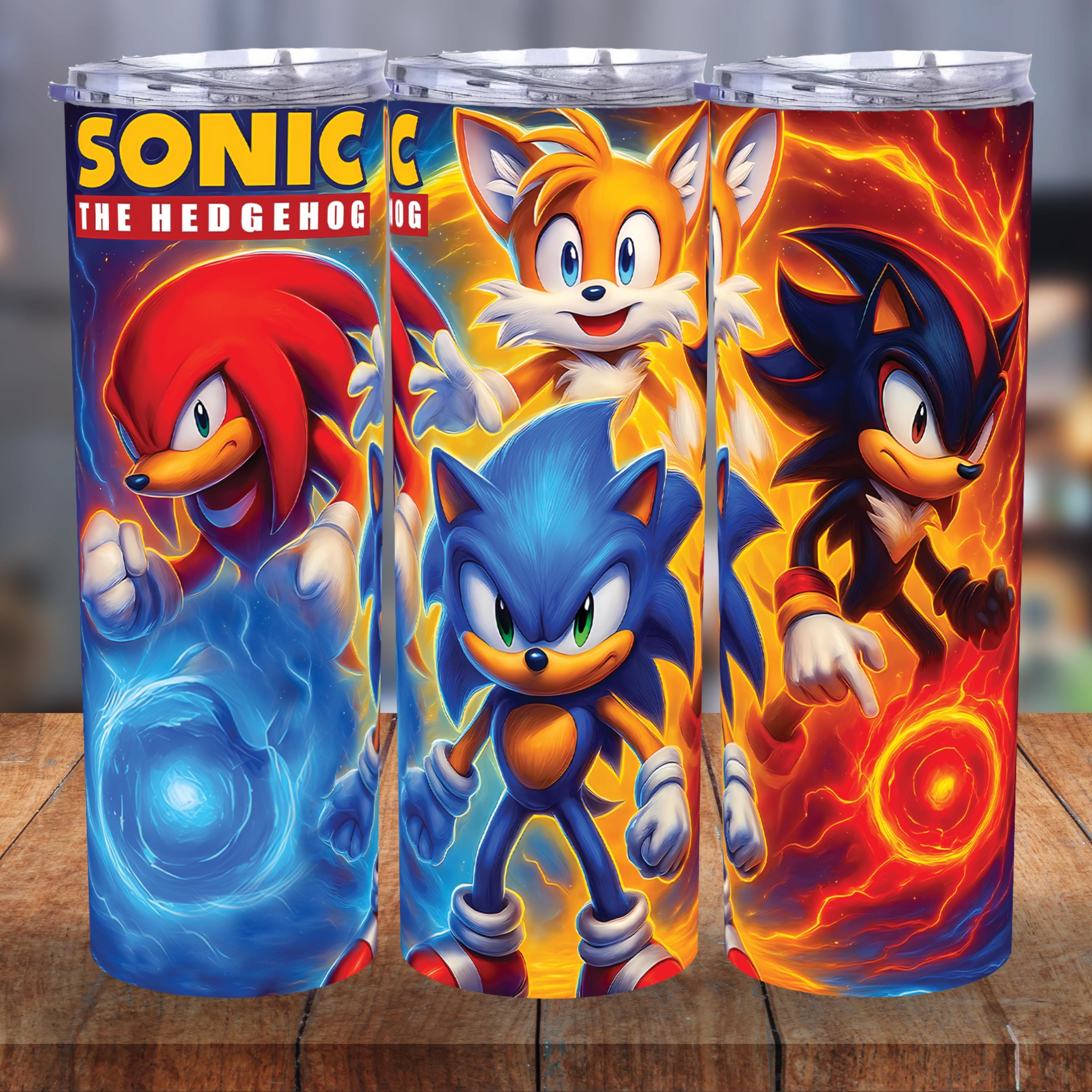 The Hedgehog Tumbler Wrap Bundle, 20oz Skinny Tumbler Wrap, Sonic Tumbler Png Sublimation Design, Sonic Shadow Hedgehog Birthday Tumbler Png