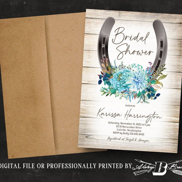 Horse Bridal Shower Etsy