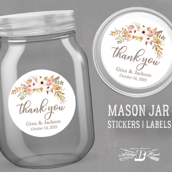 Mason Jar Labels Etsy