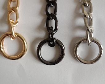 High Quality 10 mm Bag Chain, Metal Shoulder Strap, Replacement Handle Chain, Metal Thick Bag Chain Strap, Bag Handle Chain, DIY Projects,
