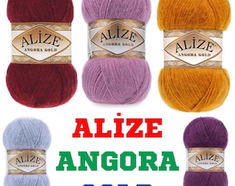 Alize Angora Gold, 550 METERS, Wool yarn wool yarn, acrylic yarn, crochet yarn, Alize yarn, crochet yarn, lace yarn,mohair yarn Alize Angora