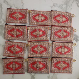 Turkish carpet pattern,Small coin purse,Thin Zippered Turkish coin purse,Small bag organizer,woven fabric,Small coin purse,Boho Bag,Fun Bag