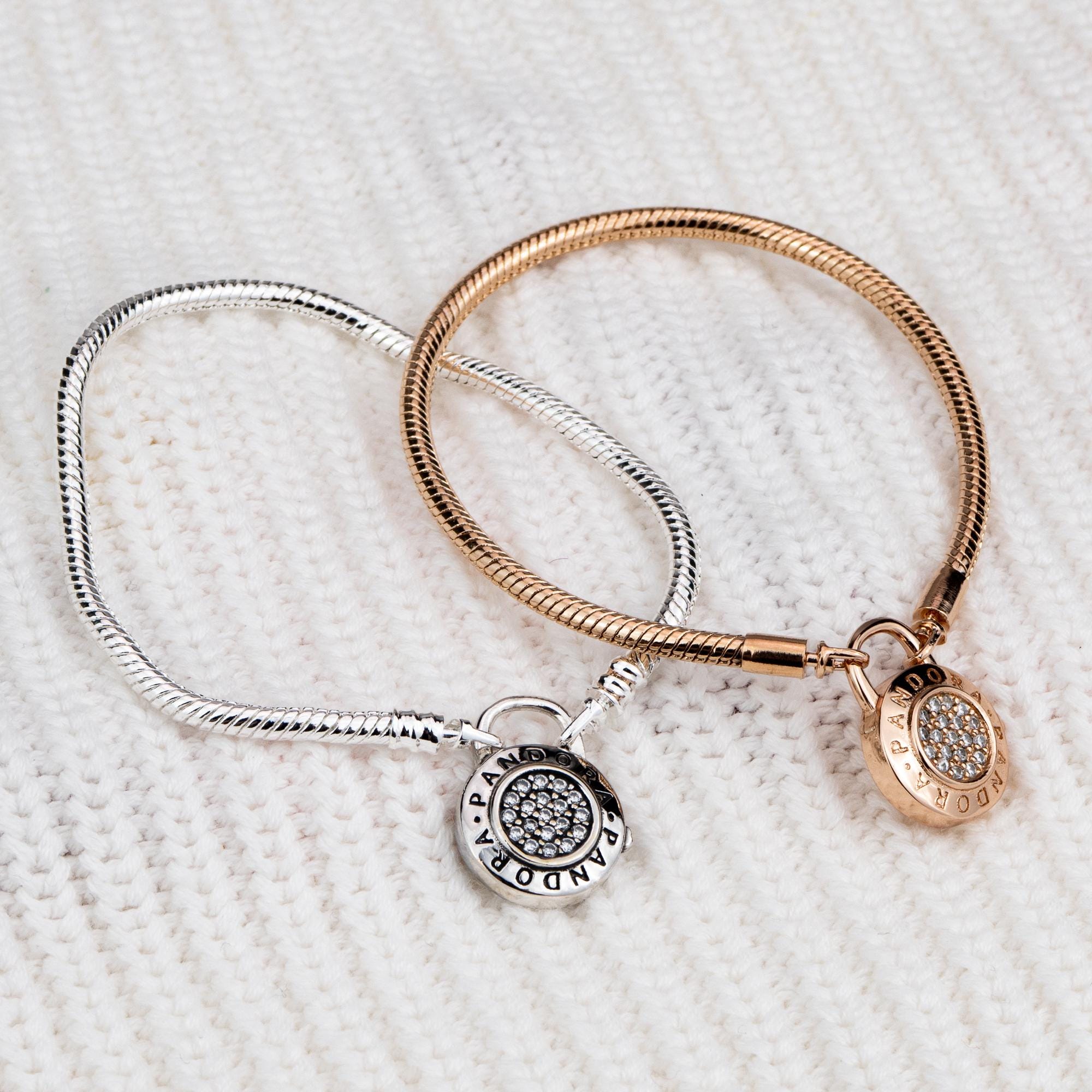 Chain Bracelet Pandora Rose Padlock Bracelet Pandora Moments Heart