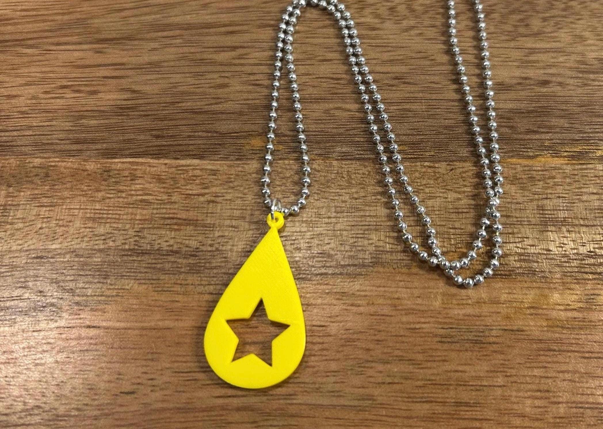 Conan Gray Necklace Teardrop and Star Pendant Found Heaven Album