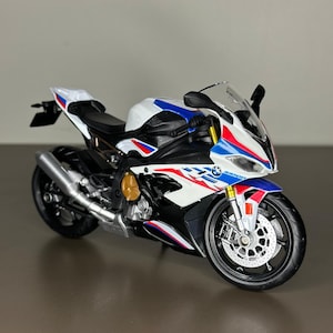 BMW S1000 RR Diecast Motorcycle 1:12 Scale | Licensed BMW Model Bike | Collectible Metal Toy | Blue Color | Gift for Motorcycle Lovers
