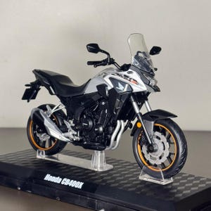 Honda CB400X 1:12 Diecast Motorcycle | Adventure Touring Bike Model | Gift for Bikers, Collectors & Motorcycle Lovers