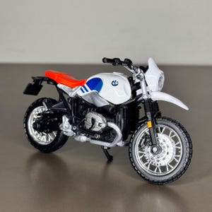 BMW R nine T Urban GS 1:18 Diecast Motorcycle | Cafe Racer & Naked Bike | Licensed Model | Miniature Motobike | Cafe racer biker