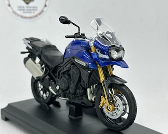 Triumph Tiger Explorer 1:18 Diecast Motorcycle Model – Triumph Licensed Metal Miniature