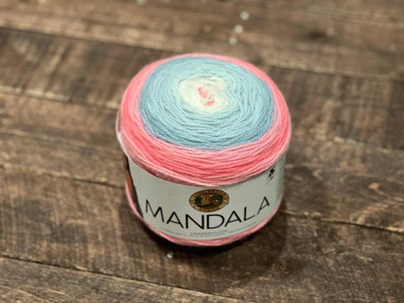 Lion Brand Mandala Yarn Cakes 590yd Gnome Mermaid Sprite Sirens You Pick Unicorn