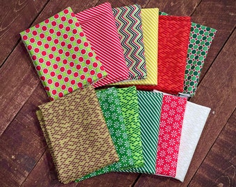 12 Fat Quarters - Wrap It Up by Katie Miller Roskamp for Connecting Threads - 2010 - Out of Print Quilt Fabric