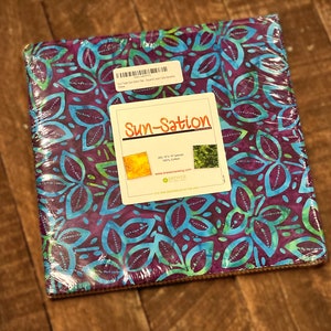 Benartex Suntastic Sunsation Bali Batiks Layer Cake Squares Quilt Fabric Rare