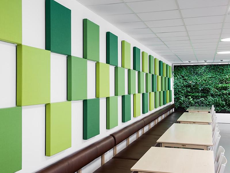 Acoustic Fabric Wall Panel, Sound Absorption, Home & Office Decor, Wall Art, Size 24''x24'' (60x60cm)