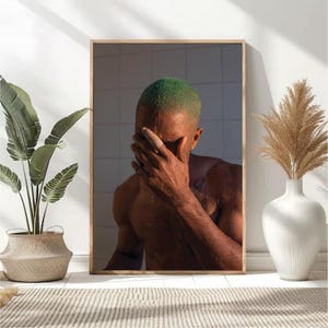 Foto de portada del álbum Blonde de Frank Ocean, póster de Blonde de Frank Ocean, póster de Blonde, álbum Blonde, póster de Frank Ocean, Frank Ocean, impresión digital