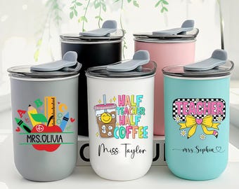 Personalized Teacher Wine Tumbler, Custom Teacher Coffee Mug, Teachers Gift, Teacher Appreciation Gift, Back To School Gift, Thank You Gift.