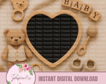Editable Pregnancy Announcement Template: Social Media Reveal (Digital Download)