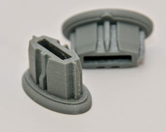 2x rubber-like protective plugs & furniture protectors for many aluminum extension ladders for vans, motorhomes (Hymer, Sprinter, Ducato) Scratch protection plugs