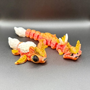 3D Printed Virgo Zodiac Collection – Fox & Turtle Articulated Fidget Collectibles