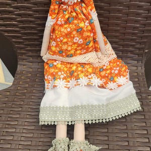 Tilda Doll Handmade Textile Tilda Doll Decor Art doll Fabric doll Cloth doll  Decor Soft Doll Gift Vintage-Inspired Fabric Doll Soft Toy