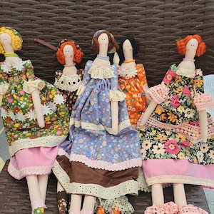 Tilda Doll Hand Made Dolls Textile Tilda Doll Nursery Decor Art doll Fabric doll Cloth doll Decorative baby doll Soft Doll Gift 19&quot; Tilda
