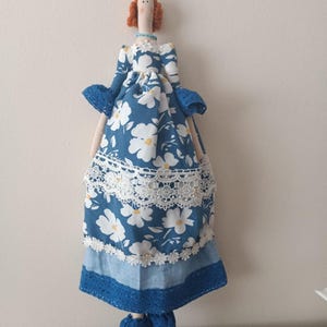 Tilda Doll Handmade Textile Tilda Doll Nursery Decor Art doll Fabric doll Cloth doll  Decor Soft Doll Gift Vintage-Inspired Fabric Doll