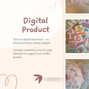 Kids Yoga Animal Affirmation Cards: Printable Mindfulness for Children (PDF Download image 6