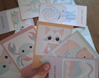 Printable Movement Cards for Kids: Yoga-Inspired Gross Motor Activities (PDF Download)