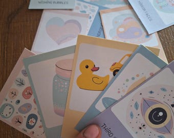 Mindfulness Cards for Kids: Yoga & Meditation Games (Printable PDF Activities A4/US Letter Size)