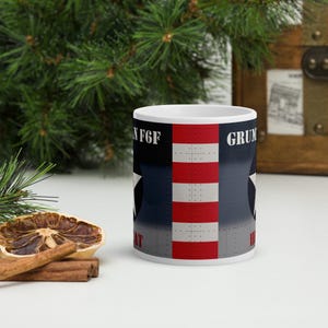 Grumman F6F Hellcat Version 2 White Glossy Mug