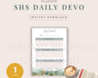 SHS Daily Devotional Planner (directe download)