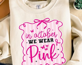 En octobre, nous portons des png roses, une chemise Coquette de sensibilisation au cancer du sein png, un ruban rose png