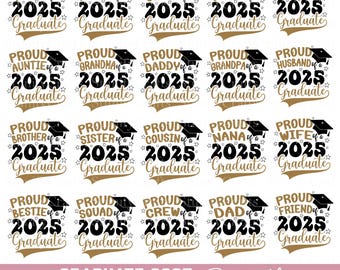 Proud graduate 2025 svg, Proud mama of a 2025 svg, Graduation family png, Graduation shirt svg, Proud Graduation mom shirt, Senior 2025 png