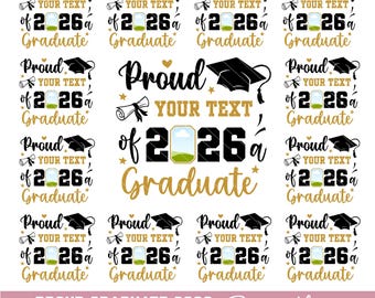 Custom Proud Graduate 2026 svg, Graduation Photo, Graduation family name, Digital download