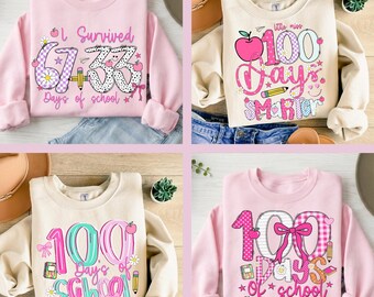 100 days of school png, Teacher 100 days png, 100 days school shirt, 100 days smarter png