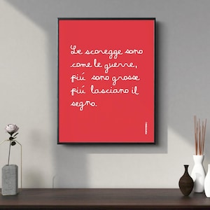 Le scoregge sono come le guerre... #poster #decorazione #stampa #homedecor