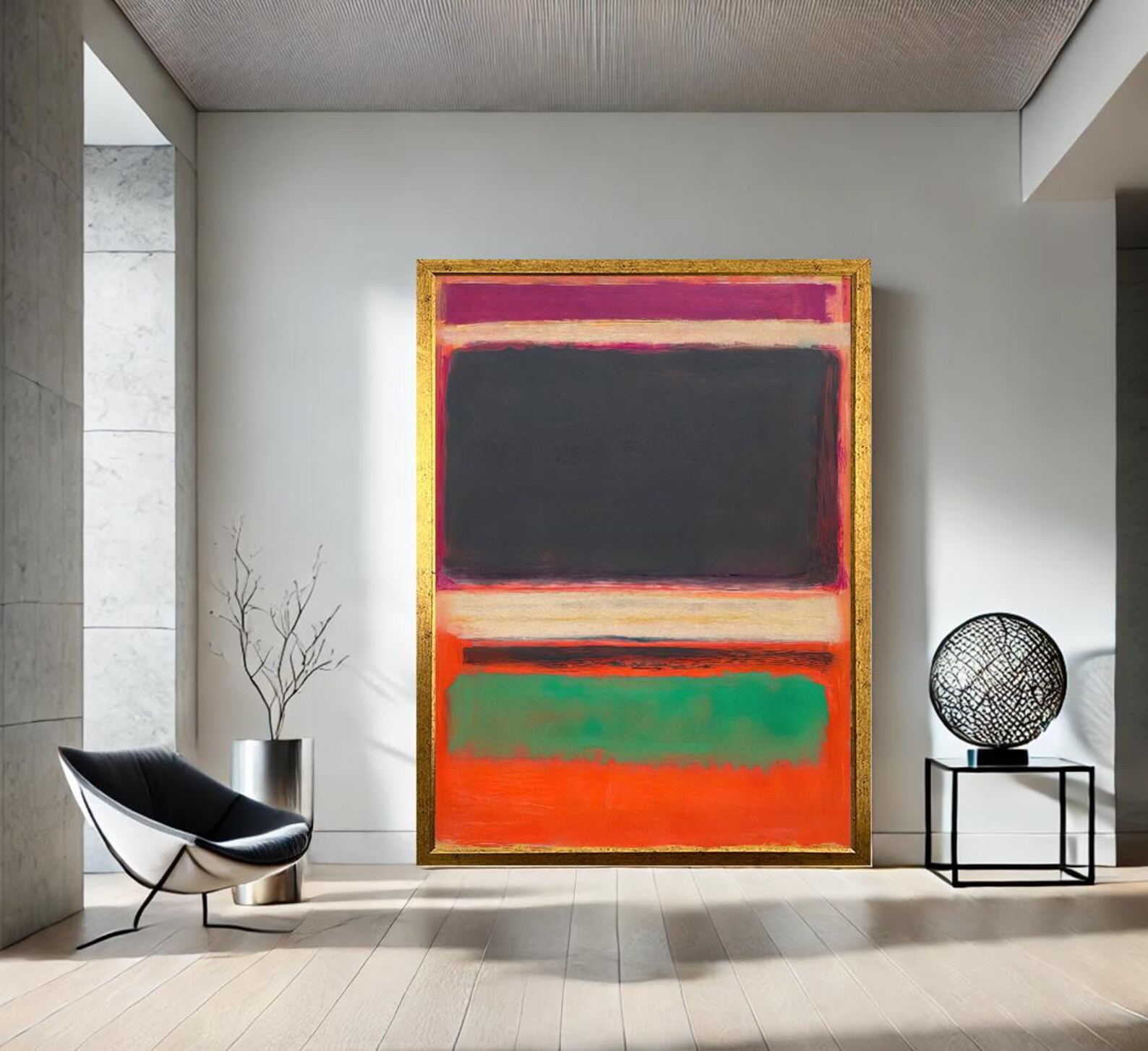 Photo inspiration: Rothko Style Abstract Canvas Print Bold Modern Wall Art Photo Inspiration