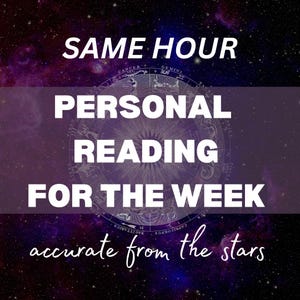 SAME HOUR 週間占星術 パーソナライズされた詳細なリーディング