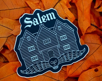 Salem Witch House Sticker #1