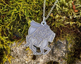Headless Horseman Necklace, Sleepy Hollow Necklace, Headless Horseman