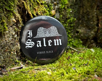 I Heart Salem Button, Salem Massachusetts, Salem Lover