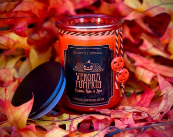 Verona Pumpkin, Fall Candle, Pumpkin Candle, Apple Candle, Soy Candle