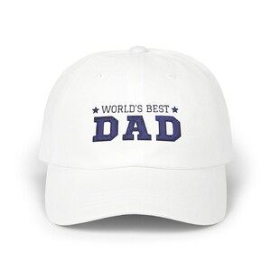 World&#39;s Best Dad Cap - Classic Dad Hat for Father&#39;s Day, Birthday Gift, Casual Wear, Everyday Style, Dad Life Accessory