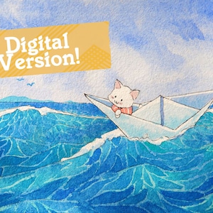 Step by Step Watercolour Tutorial How to Paint an Ocean Adventure image 1