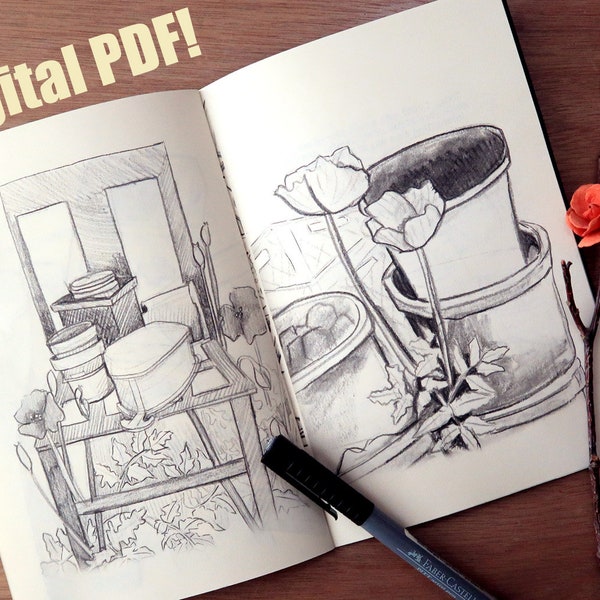 Digital Version - How To Fill a Sketchbook Art Booklet