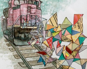 Original Watercolour Painting - Obsession