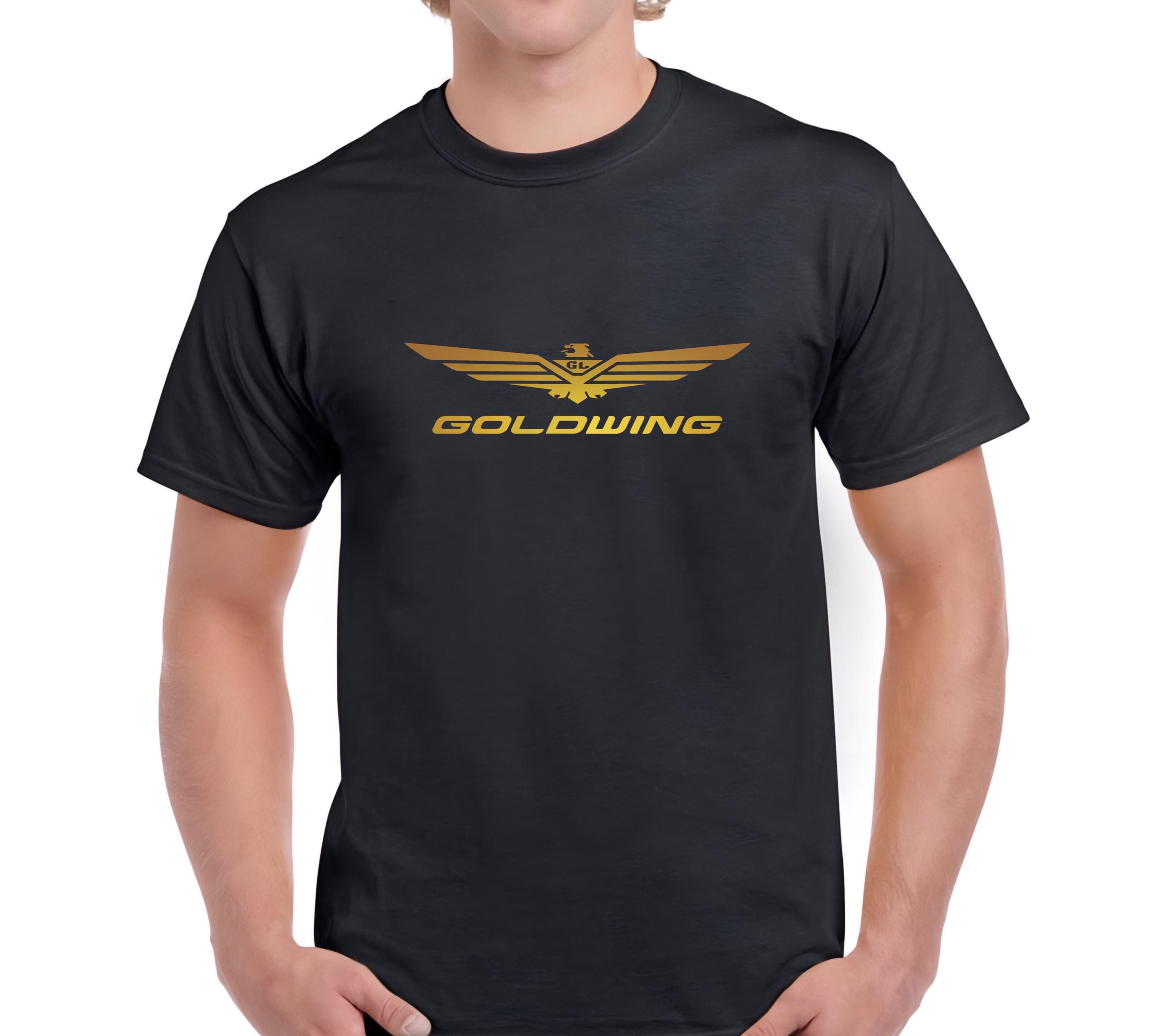 Gold Wing T-Shirt – Goldwing Motorcycle Logo Tee – Biker Shirt