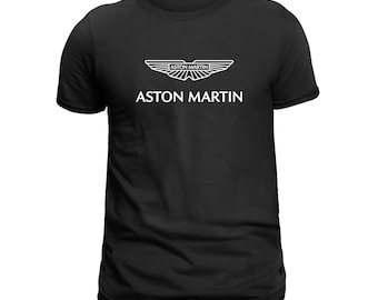 Aston martin t-shirt - luxury auto tee - 100% cotton gift for car