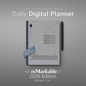 Daily Digital Planner for Remarkable 2