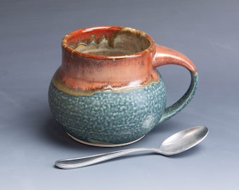 20% Discount - Pottery Ice Cream Bowl soup Mug,, Ceramic Chili Mug, Stoneware Cereal bowl 23 oz 7561